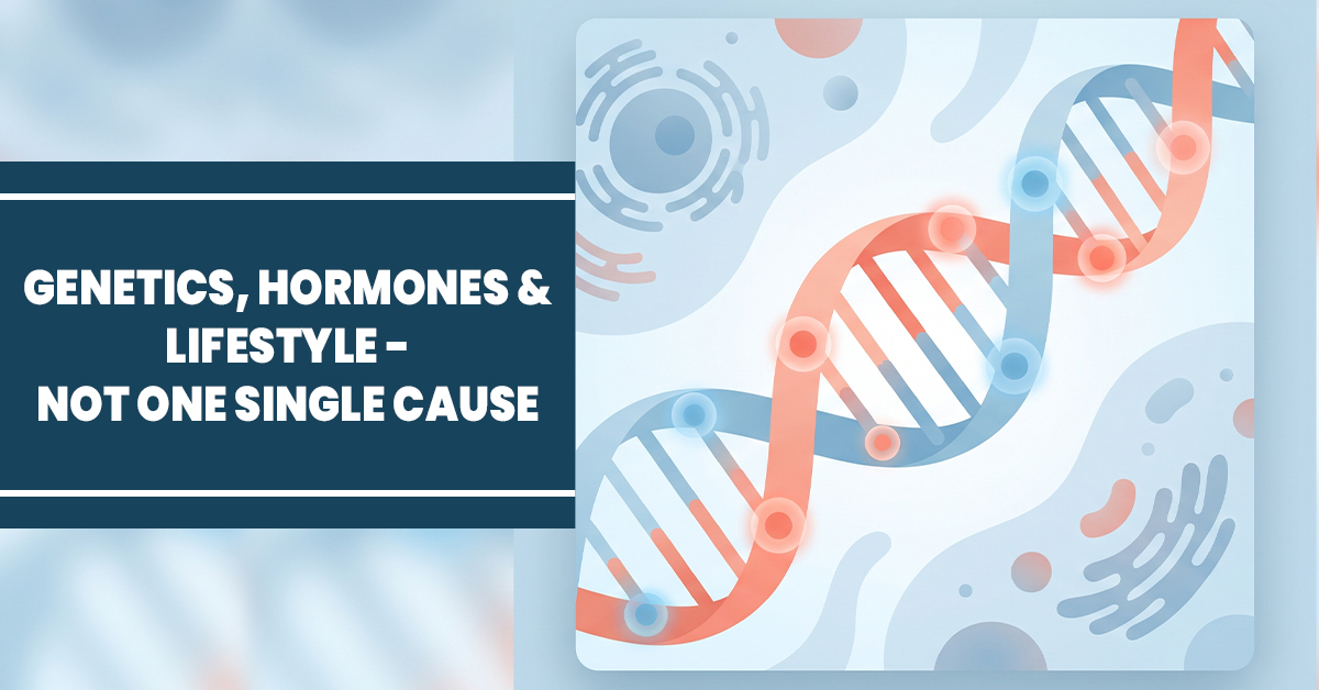 genetic cellular causes illustration