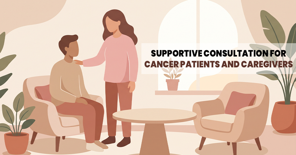 Supportive consultation for cancer patients and caregivers